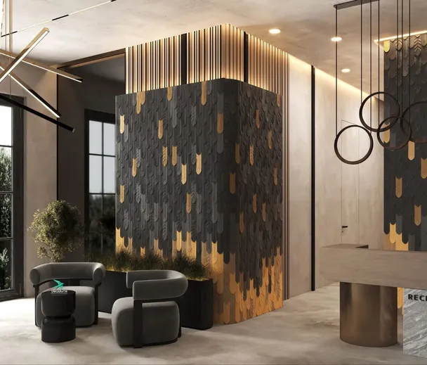 Перо панель 3D 6 